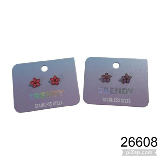 Imagen de ARO ACERO FLOR TRENDY 8.26